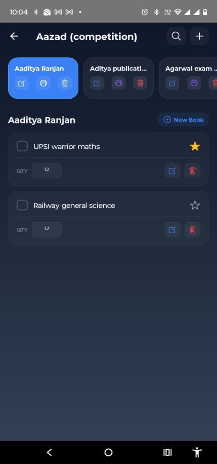 Book Management System Screen 3